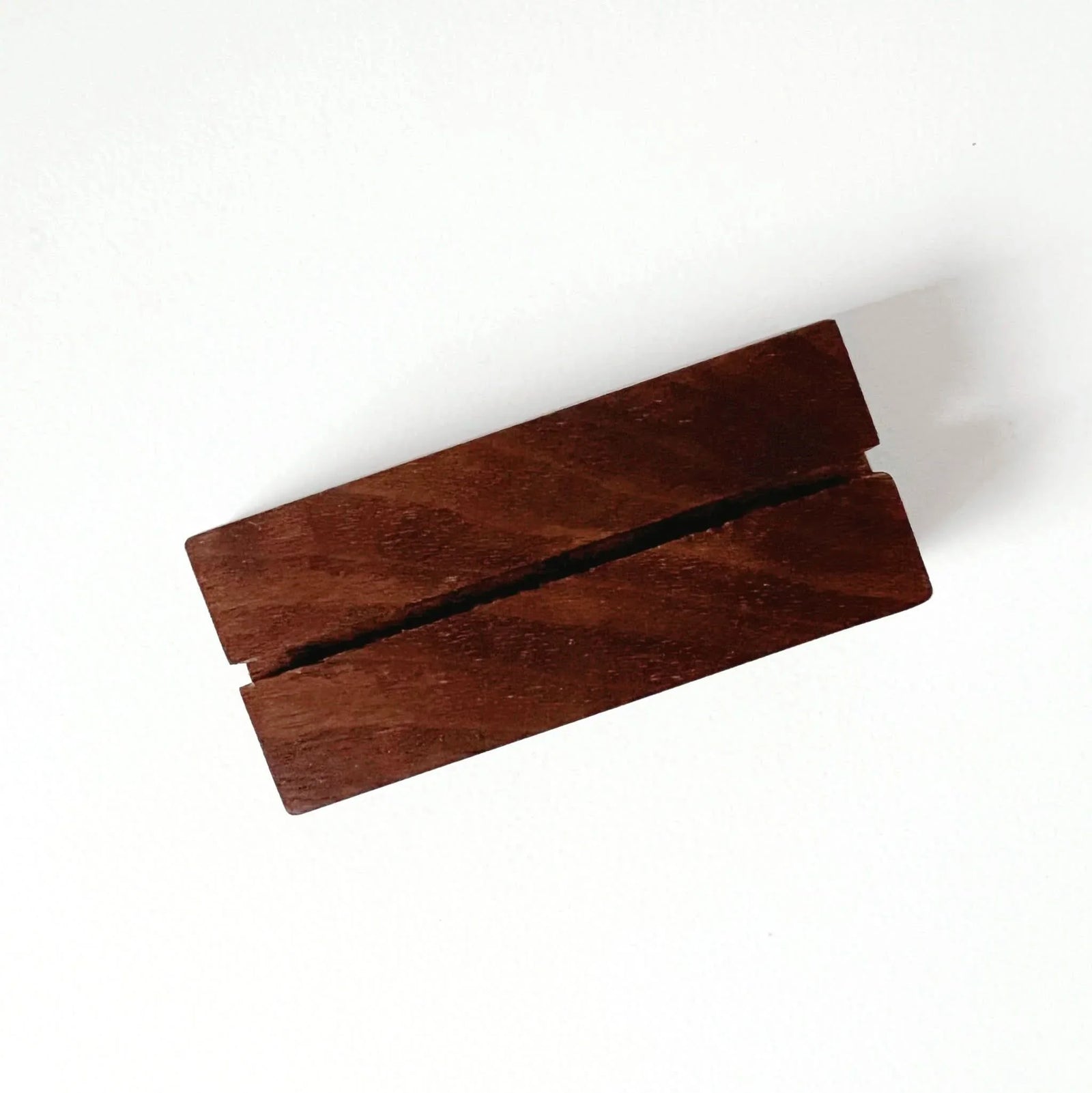wood card holder emily lex studio