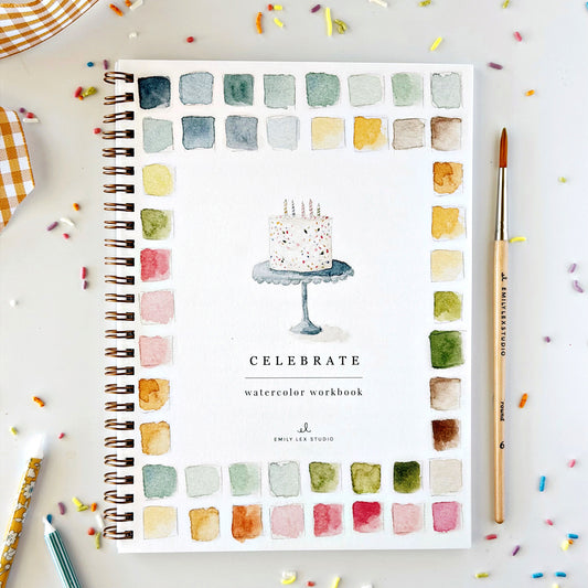 celebrate watercolor workbook