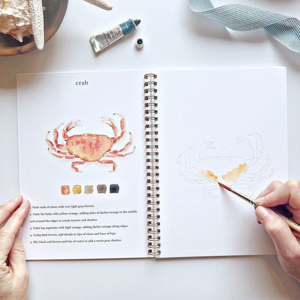 Seaside Watercolor Workbook - Emily Lex Studio