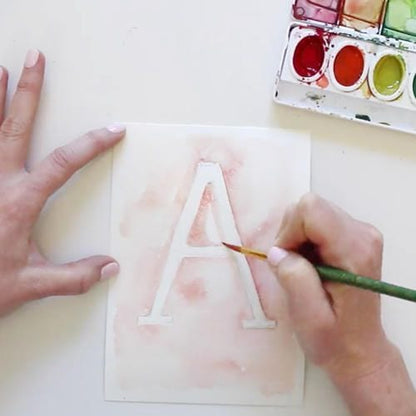 Simplified Watercolor Online Class - emily lex studio - online class