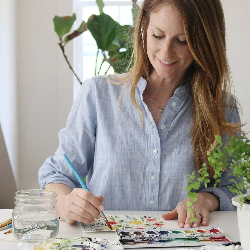 Simplified Watercolor Online Class emily lex studio