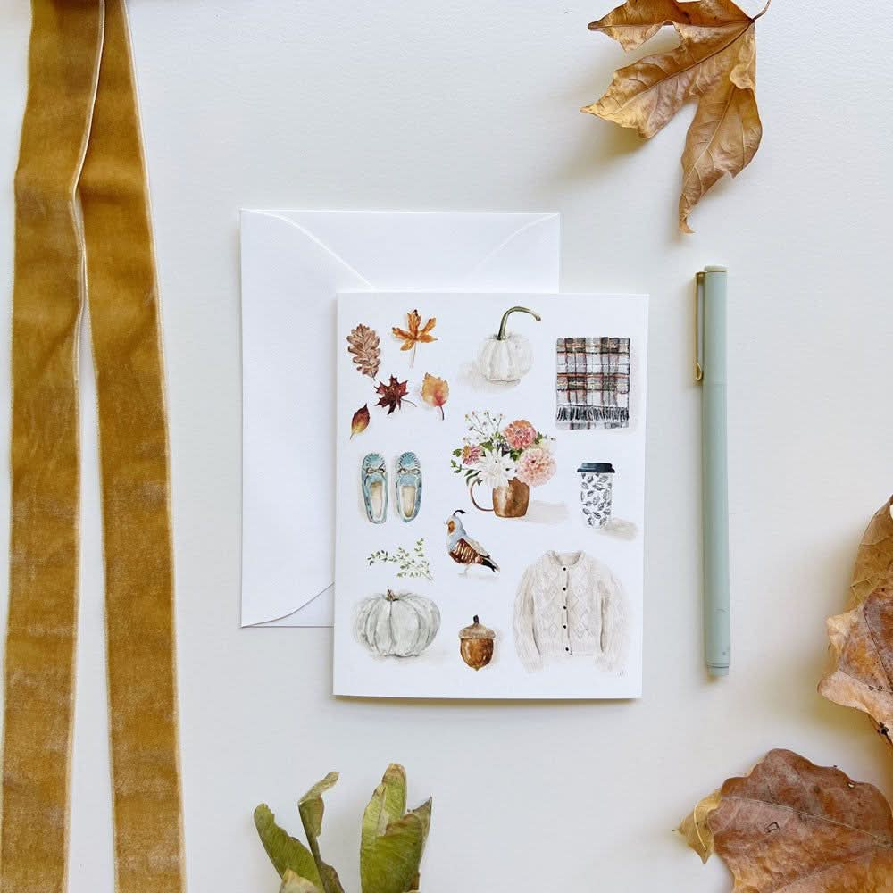 autumn notecards - emily lex studio