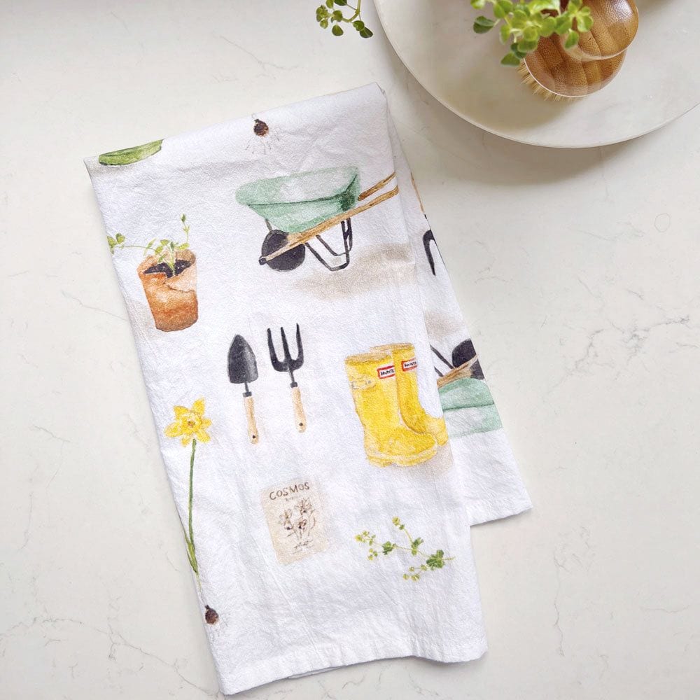 gardening tea towel - emily lex studio
