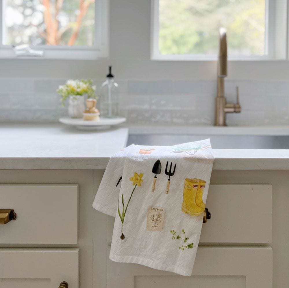 tea towel - gardening - emily lex studio