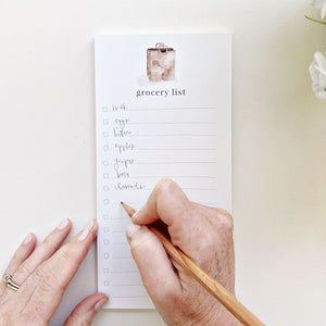grocery list notepad - emily lex studio