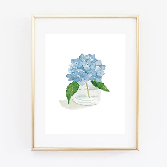 hydrangea art print - emily lex studio