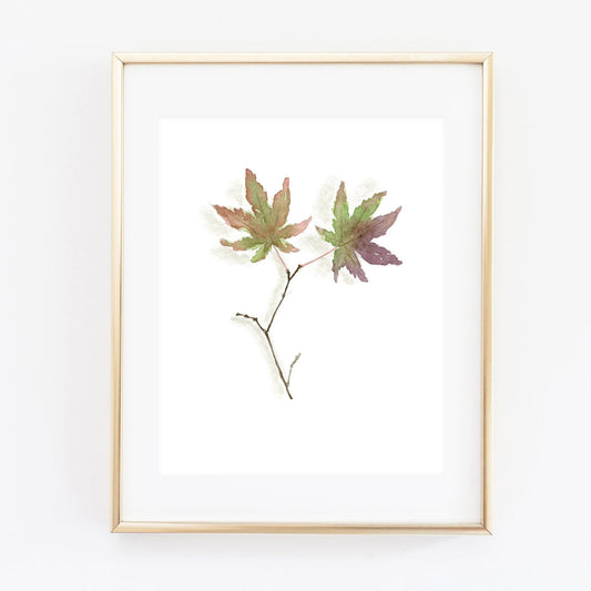 leaves art print - emily lex studio