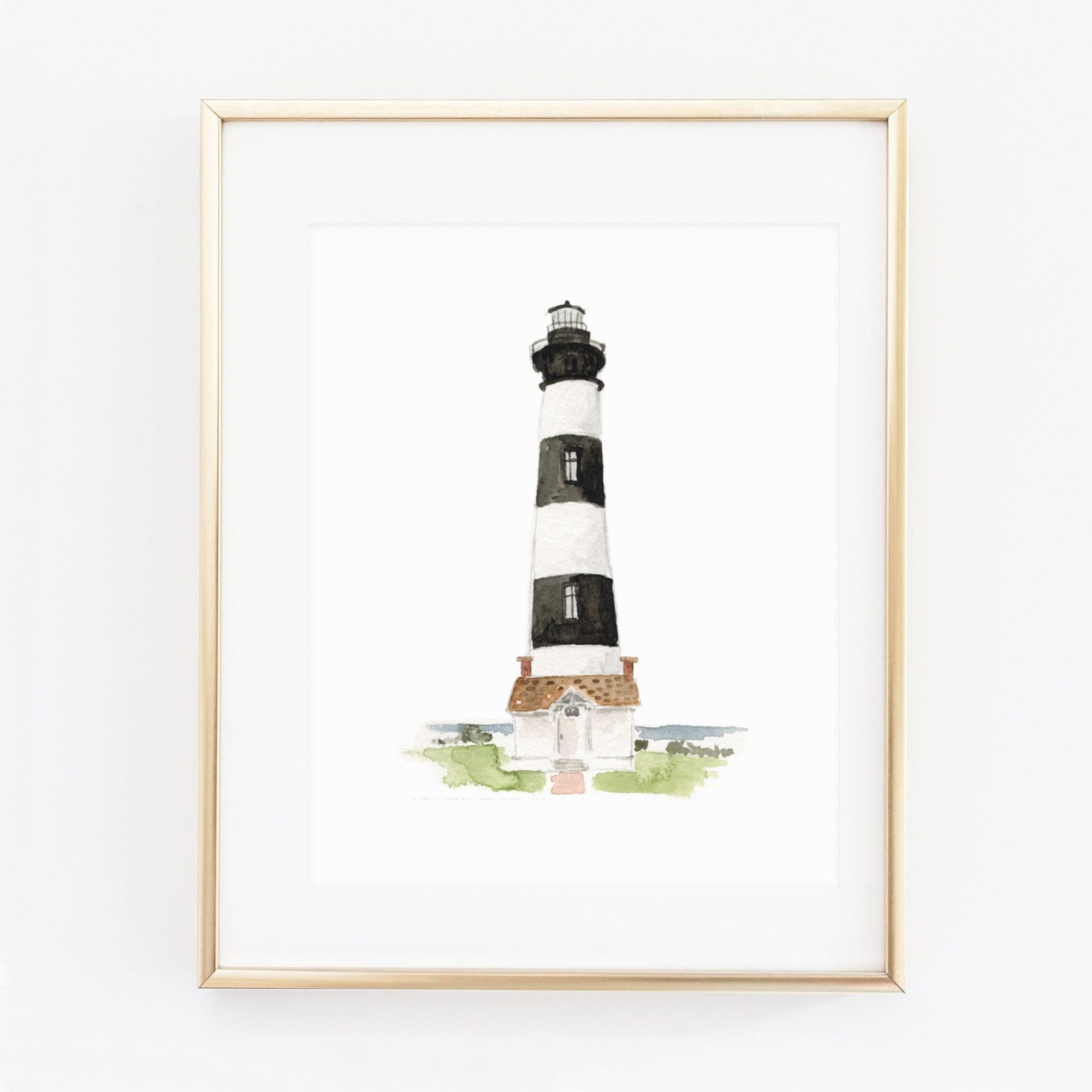 lighthouse art print - emily lex studio