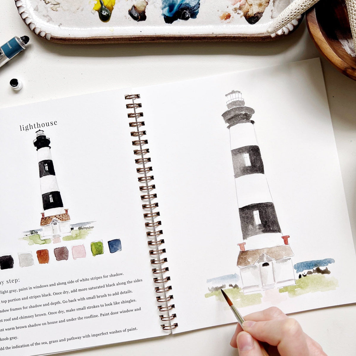 Product Review: Watercolor Workbooks and Classes from Emily Lex