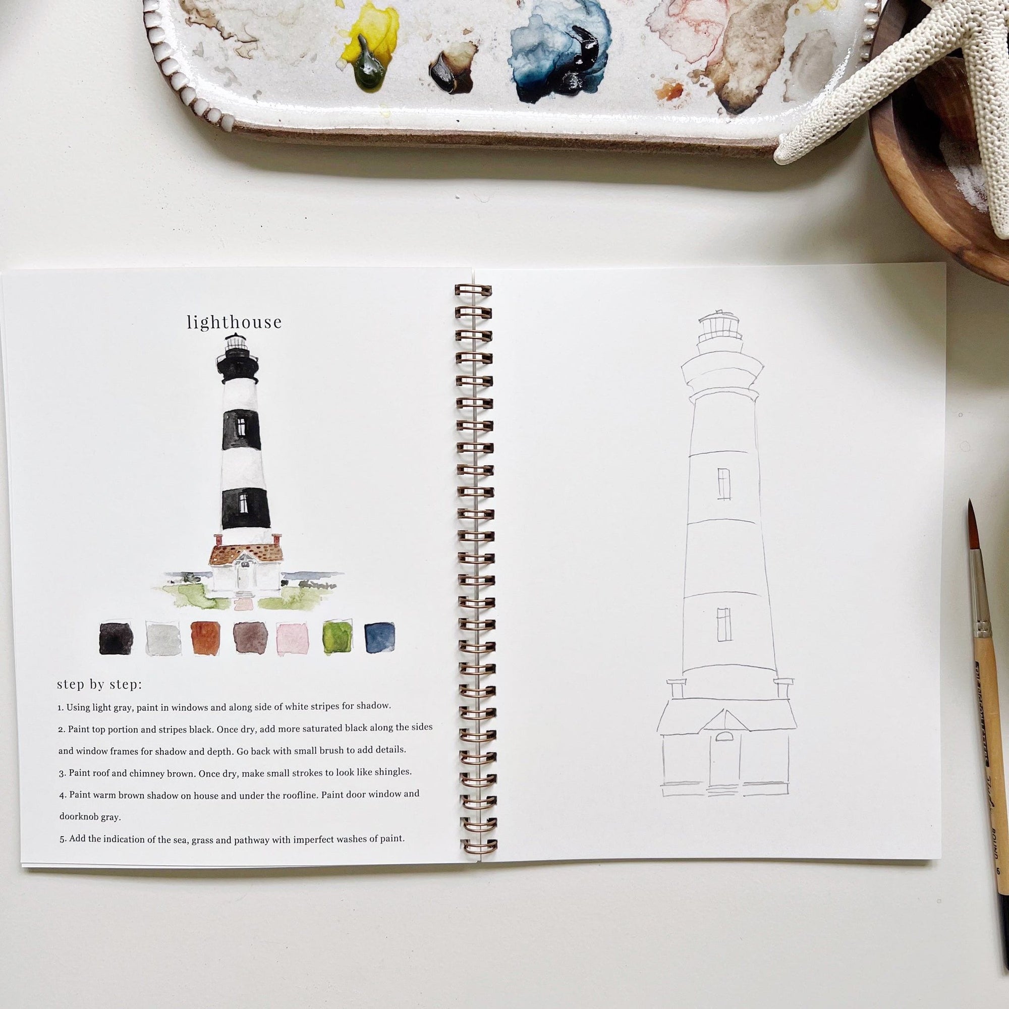 Watercolor Workbook: A Beginners Watercolor Book – Paige Tate and Co.
