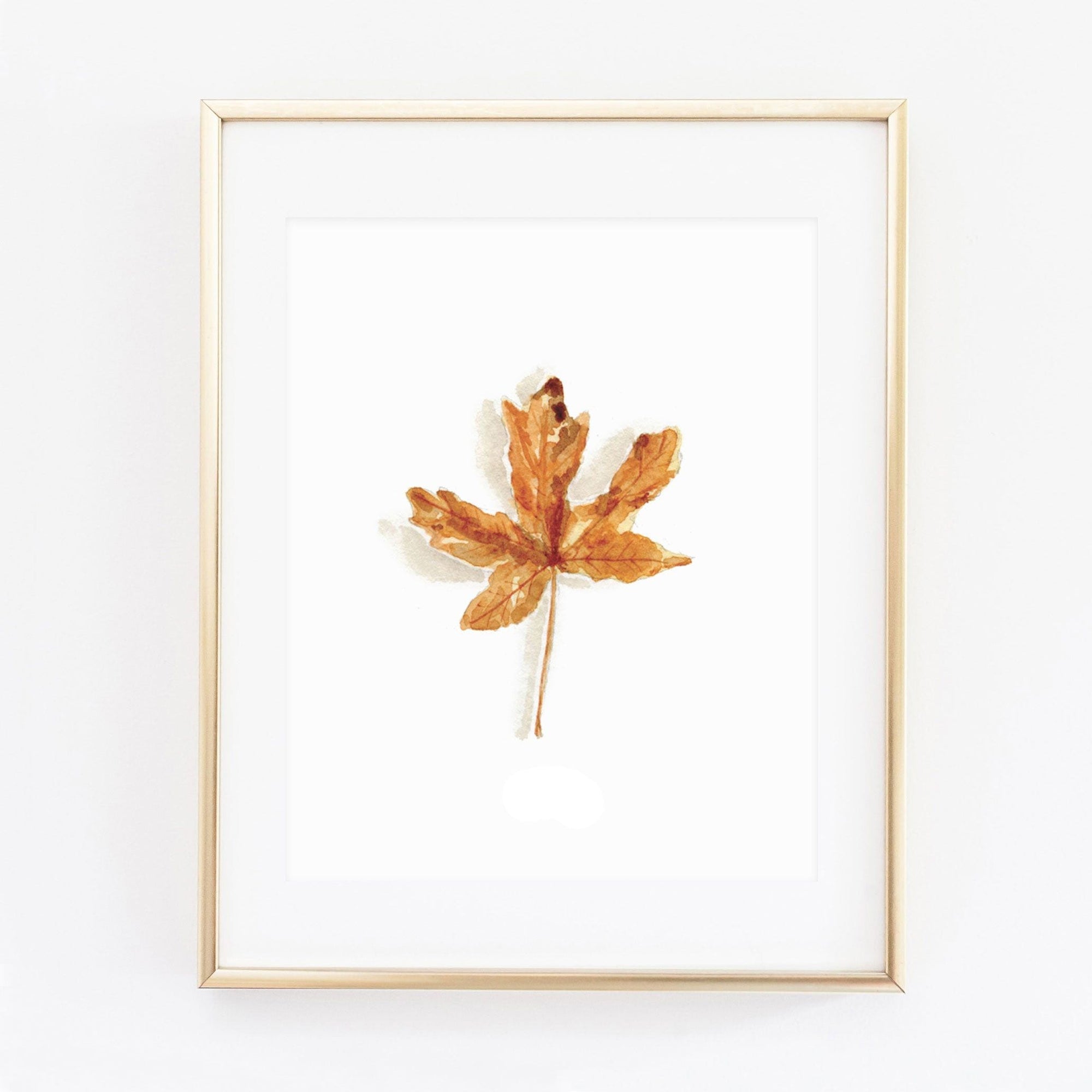 maple leaf art print - emily lex studio