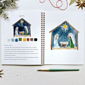 watercolor workbook christmas - emily lex studio