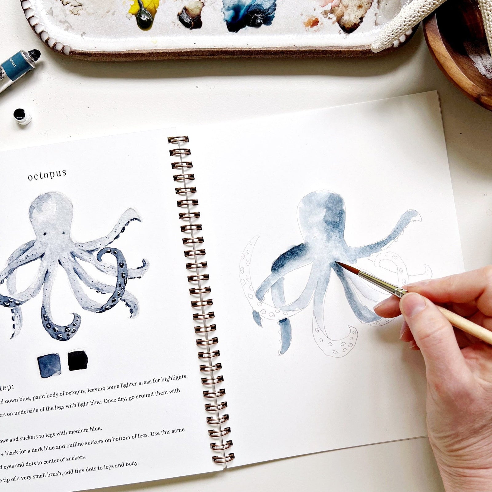 Emily Lex Studio - Gathering inspiration for a seaside watercolor