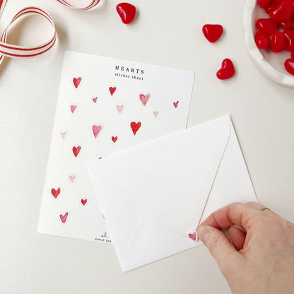 valentine sticker sheets - emily lex studio