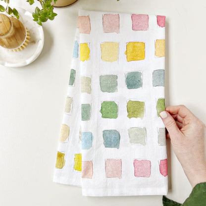 tea towel - paintswatch - emily lex studio