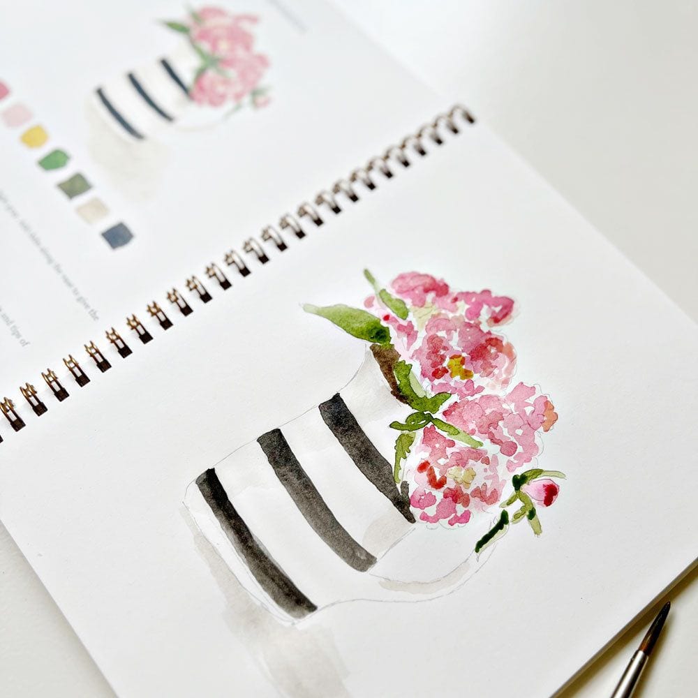 bouquets watercolor workbook - emily lex studio