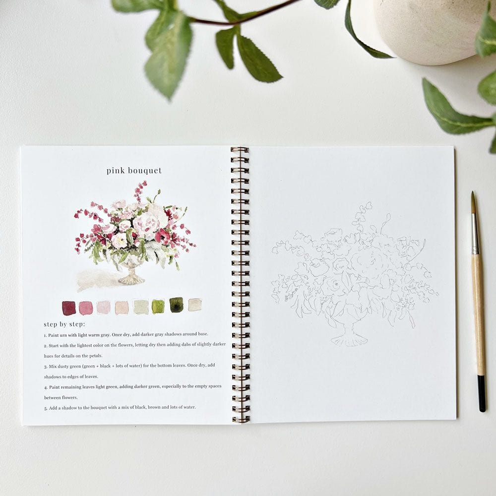 Floral bouquet., Notebook Blank Journal