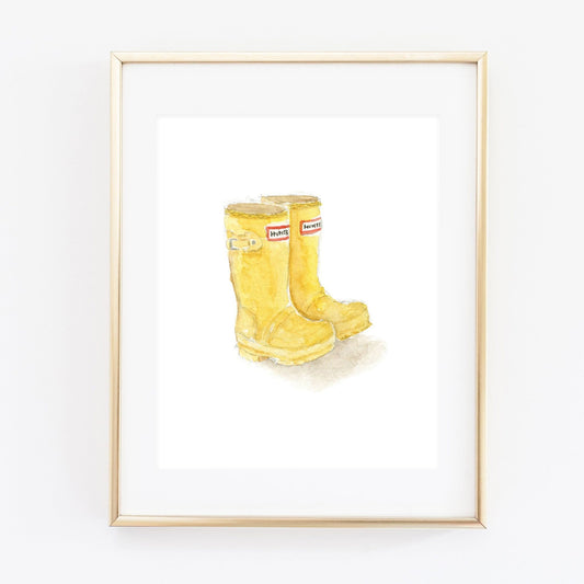 rainboots art print - emily lex studio