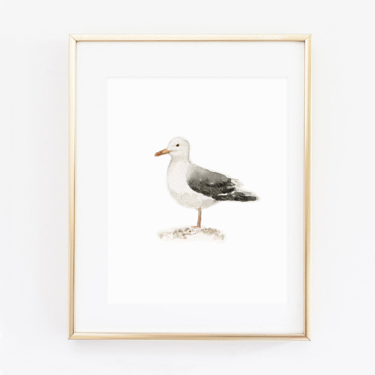 seagull art print - emily lex studio