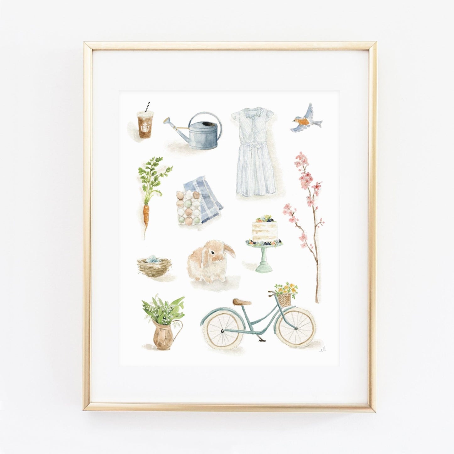 springtime art print - emily lex studio