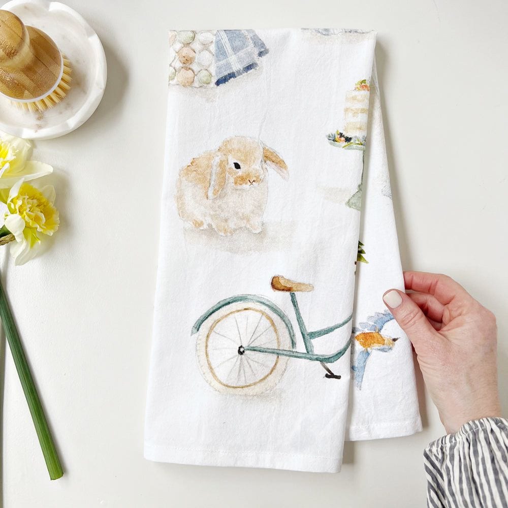 tea towel - springtime - emily lex studio