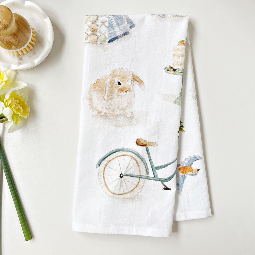 tea towel - springtime - emily lex studio