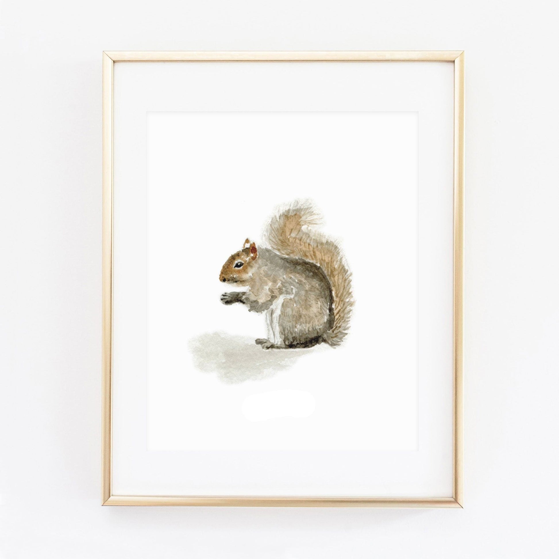 squirrel art print - emily lex studio - art print