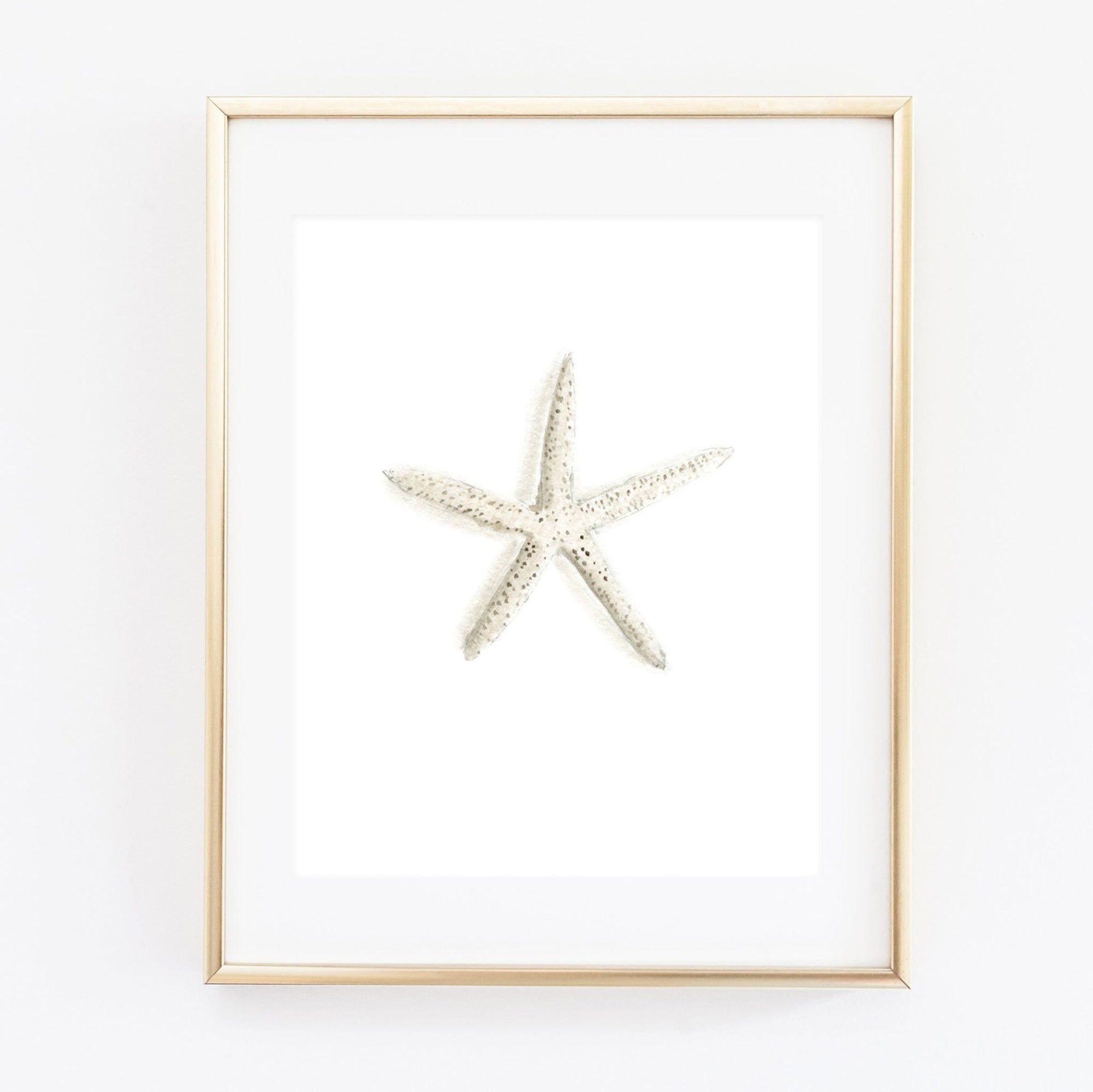 starfish art print - emily lex studio