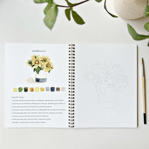 watercolor workbook bouquets - emily lex studio