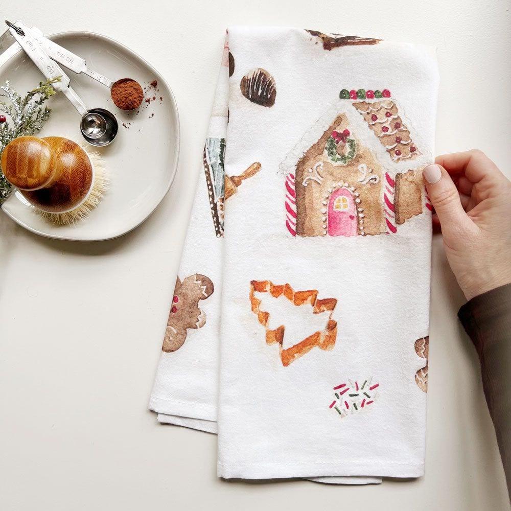 christmas sweets tea towel - emily lex studio