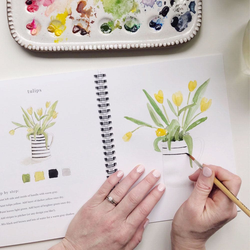 Watercolor Workbook  In The Spring – The Net Loft