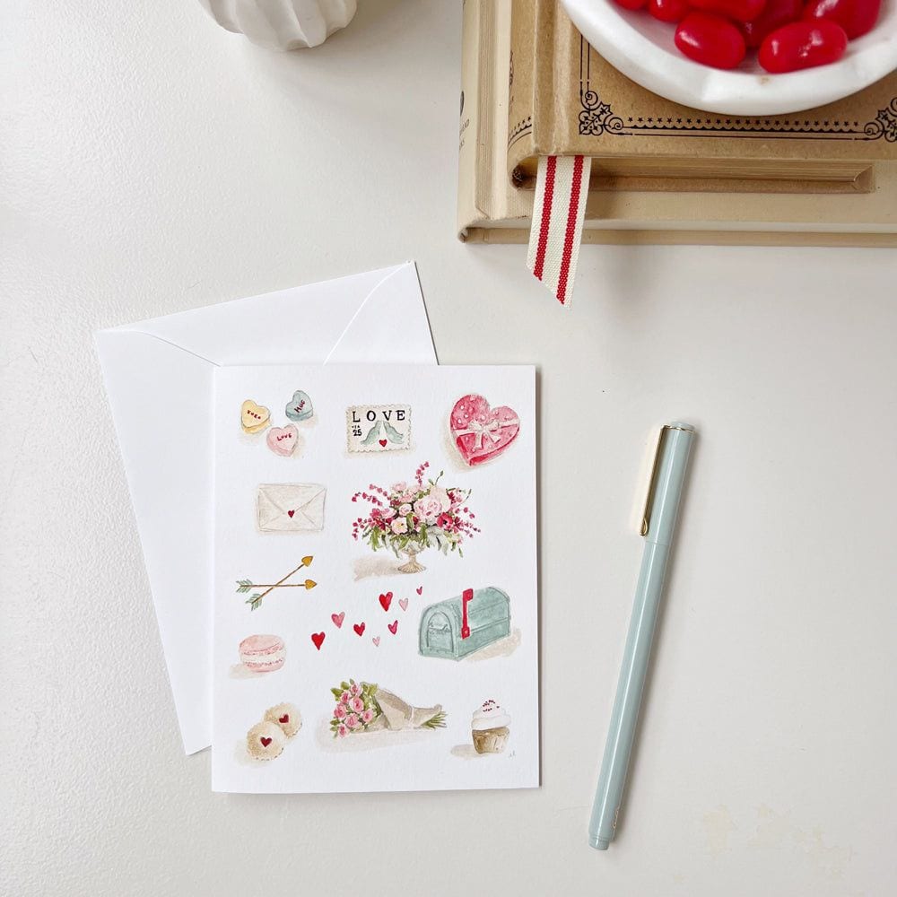 valentine notecards - emily lex studio